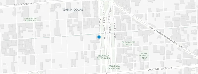 Map showing location of Cielo Sky Bar