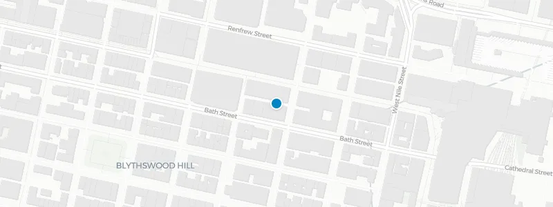Map showing location of Malones Glasgow