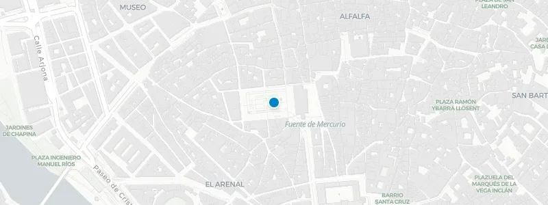Map showing location of La Terraza at Hotel Inglaterra