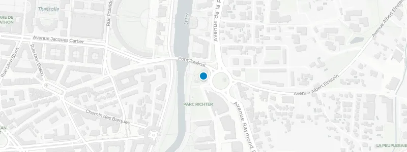 Map showing location of L’Arbre Rooftop