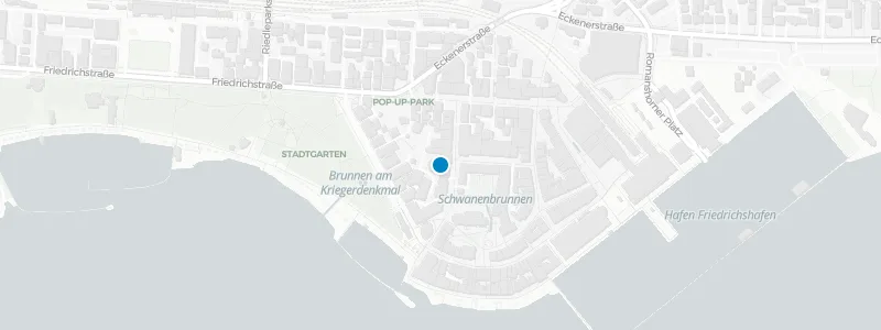 Map showing location of Sun Deck at Hotel City Krone