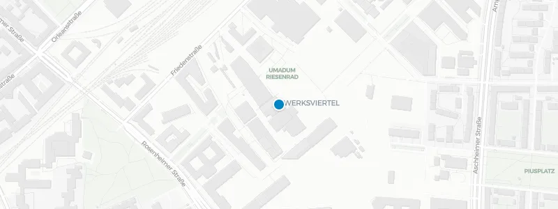 Map showing location of Fitzroy Munich