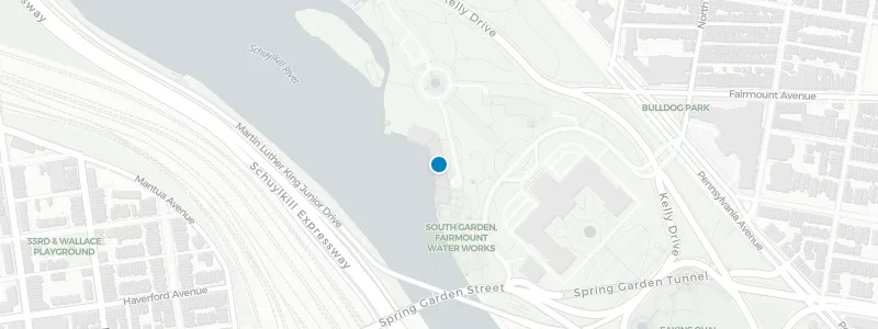 Map showing location of Water Works