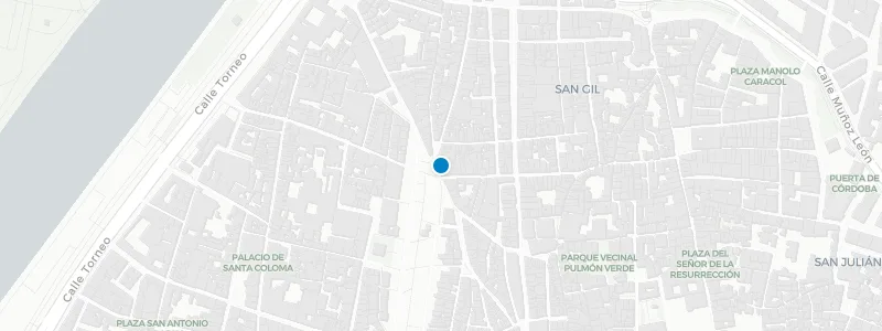 Map showing location of Terraza Chill Out Alameda