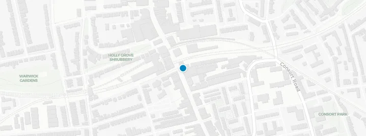 Map showing location of Forza Wine Peckham