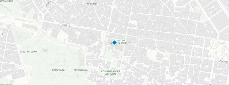 Map showing location of Anglais Athens