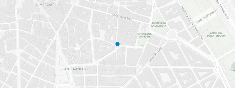 Map showing location of The Coin Rooftop
