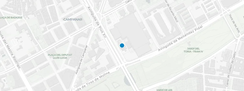 Map showing location of Sky Bar Valencia at Novotel Valencia Lavant
