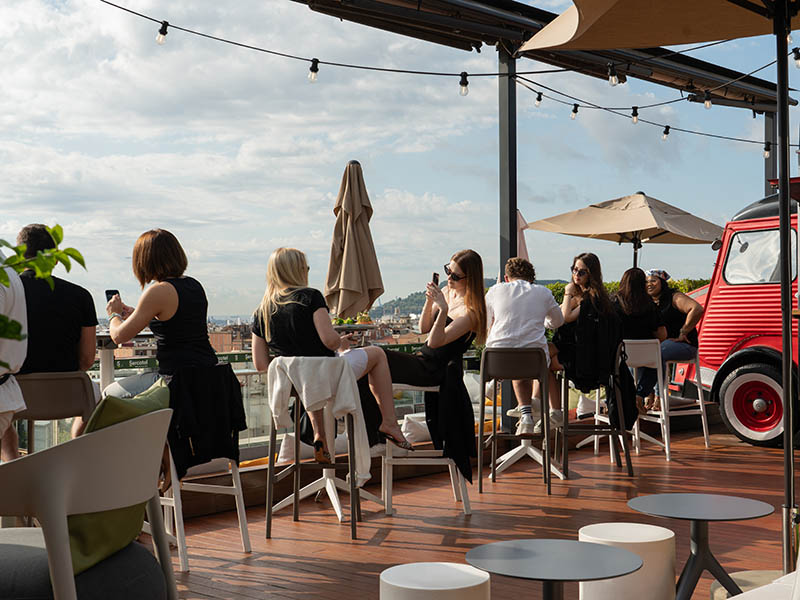 Terraza del Sercotel Rosellón