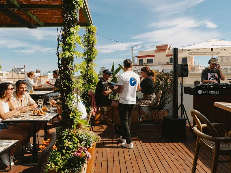 The Pulitzer Terrace at Hotel Pulitzer