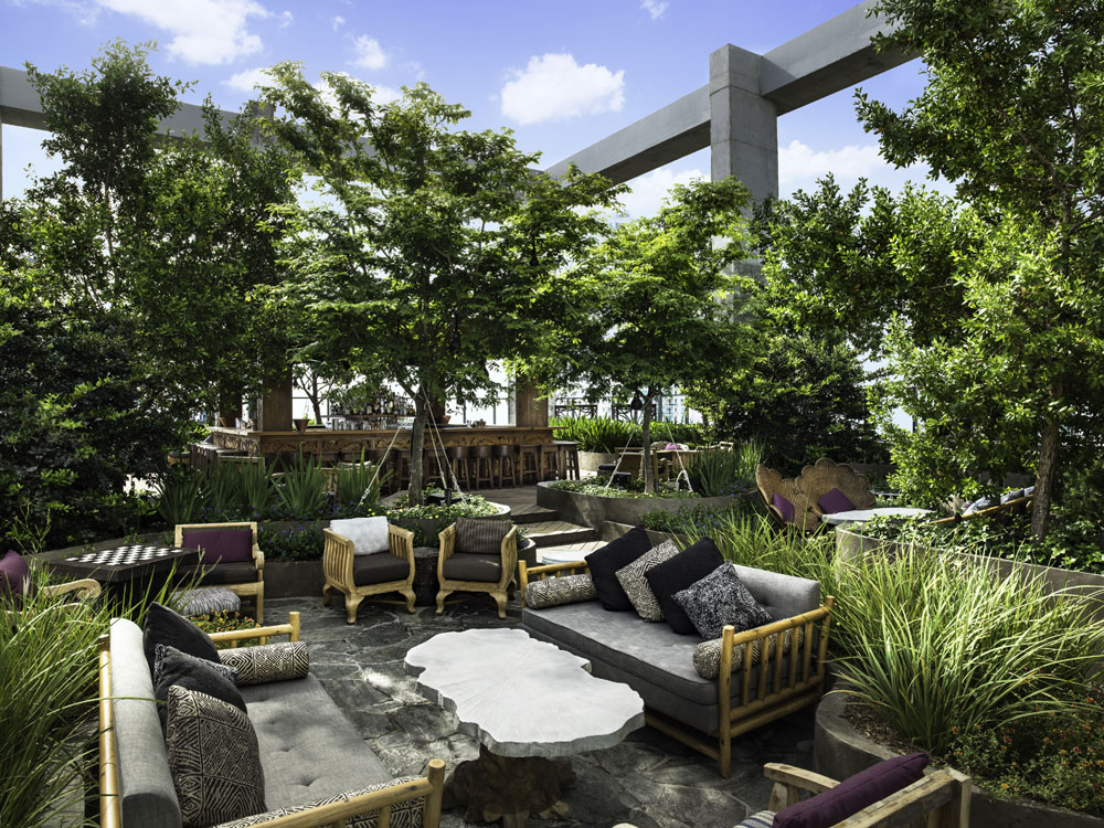 Sugar rooftop bar and garden, Miami