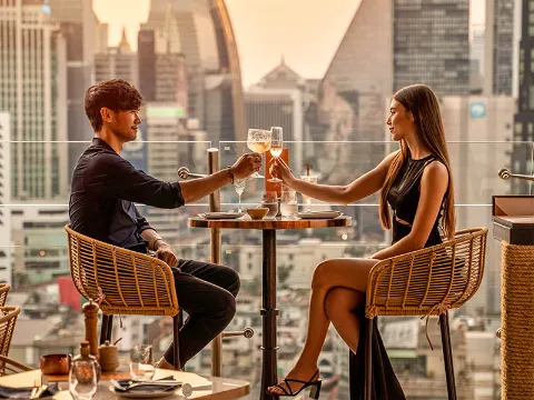 Pastel Rooftop Bar & Mediterranean Dining