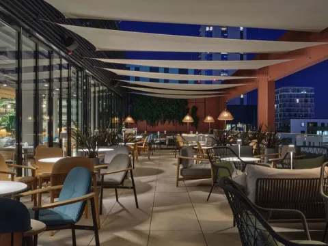 Rooftop Bar at Radisson Hotel Budapest BudaPart